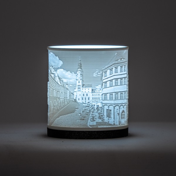 3D LED-Fotolicht Görlitz - Fotolampe mit Stadt-Bildmotiv