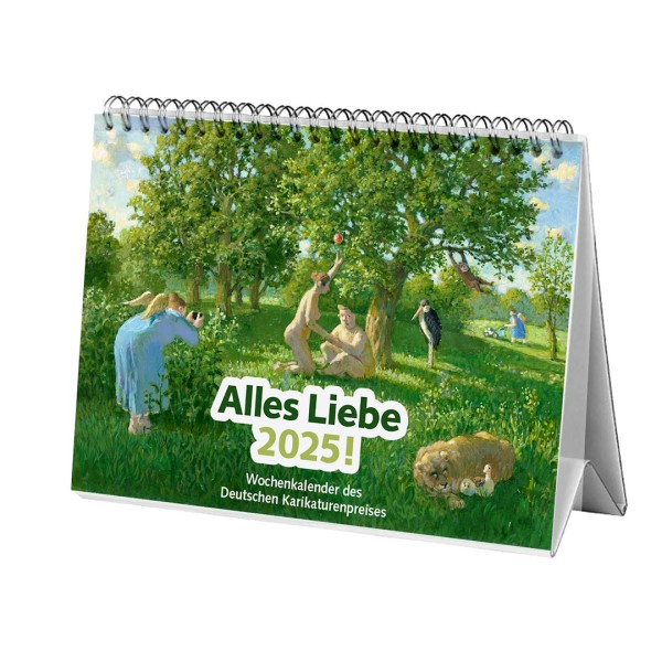 Karikaturen-Kalender 2025 - Alles Liebe